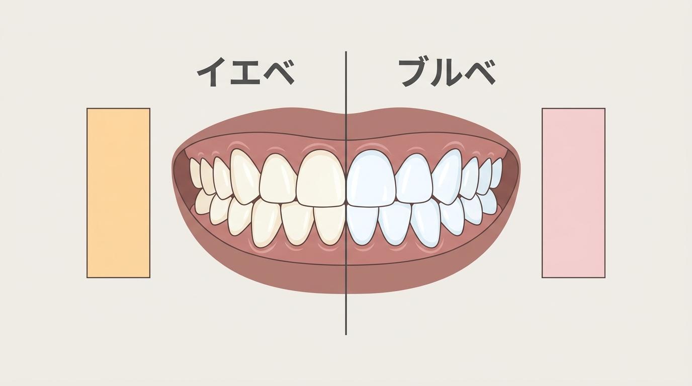 パーソナルカラー別！理想のホワイトニング戦略の図解