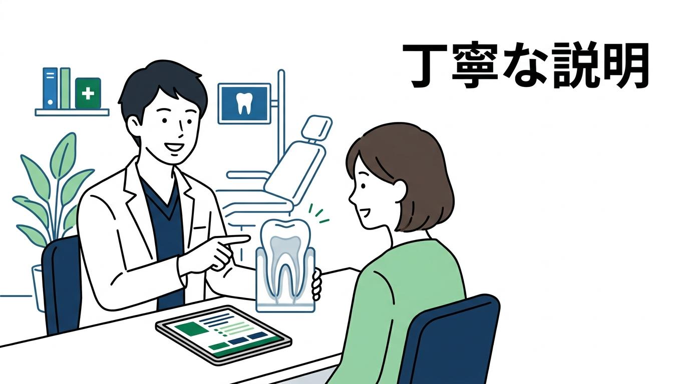 1. カウンセリングと説明に十分な時間をかけているかの図解
